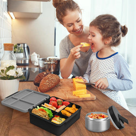 Pawtong dishwasher-safe and microwave-safe lunchbox simplifies cleanup after meals.