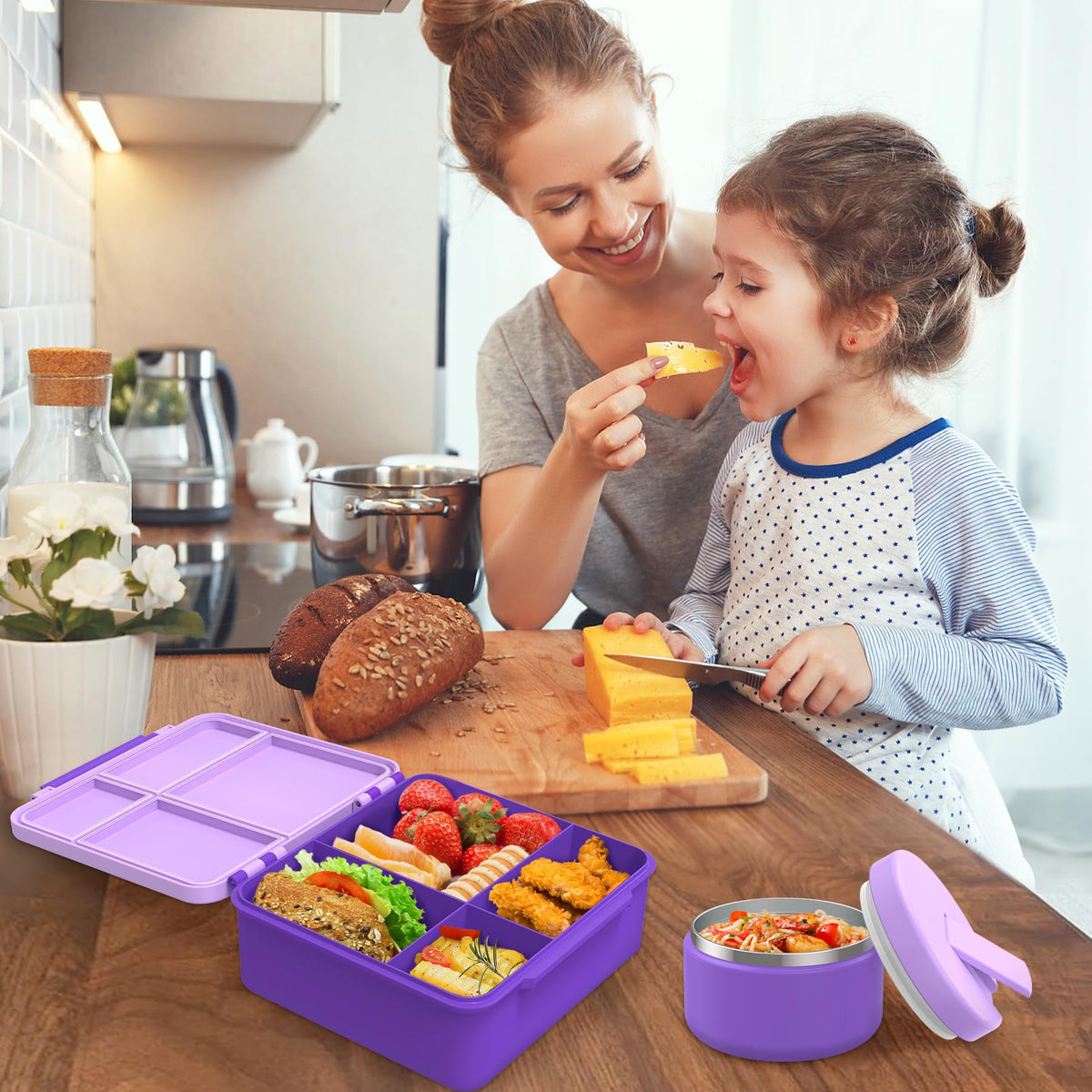 Pawtong wide-mouth thermo container easy to preheat or precool for meals