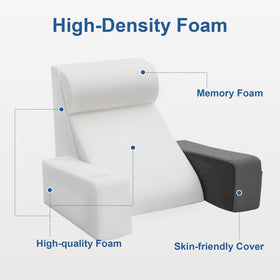 Paxato reading pillow used for TV watching enhances upright comfort during viewing