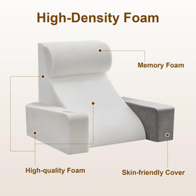 Paxato removable, machine-washable cover keeps the pillow fresh.