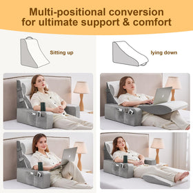 Paxato soft foam arm support cushions forearms for fatigue-free use.