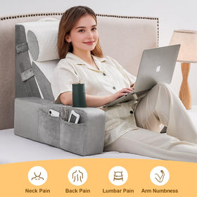 Paxato versatile pillow for beds, couches, and floor setups.