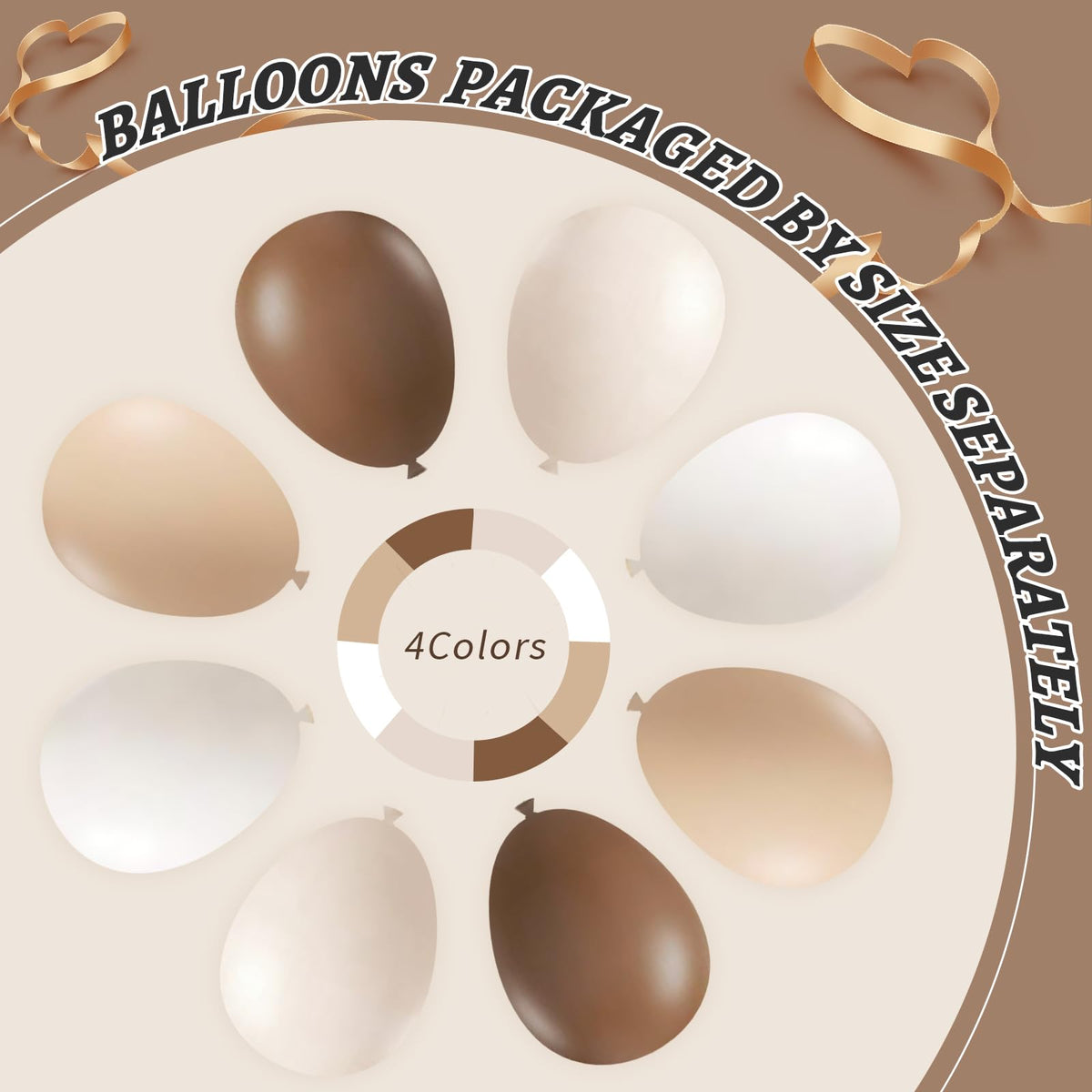 Paxile neutral balloon arch kit 12-inch white balloons for crisp backdrops