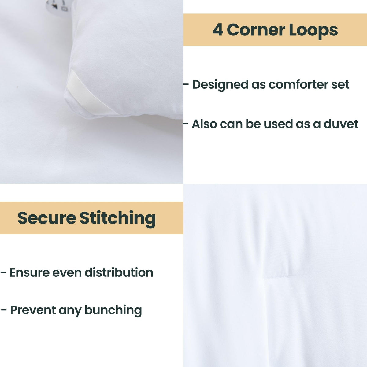 Paxrac Classic White Fabric Microfiber close-up shows plush texture