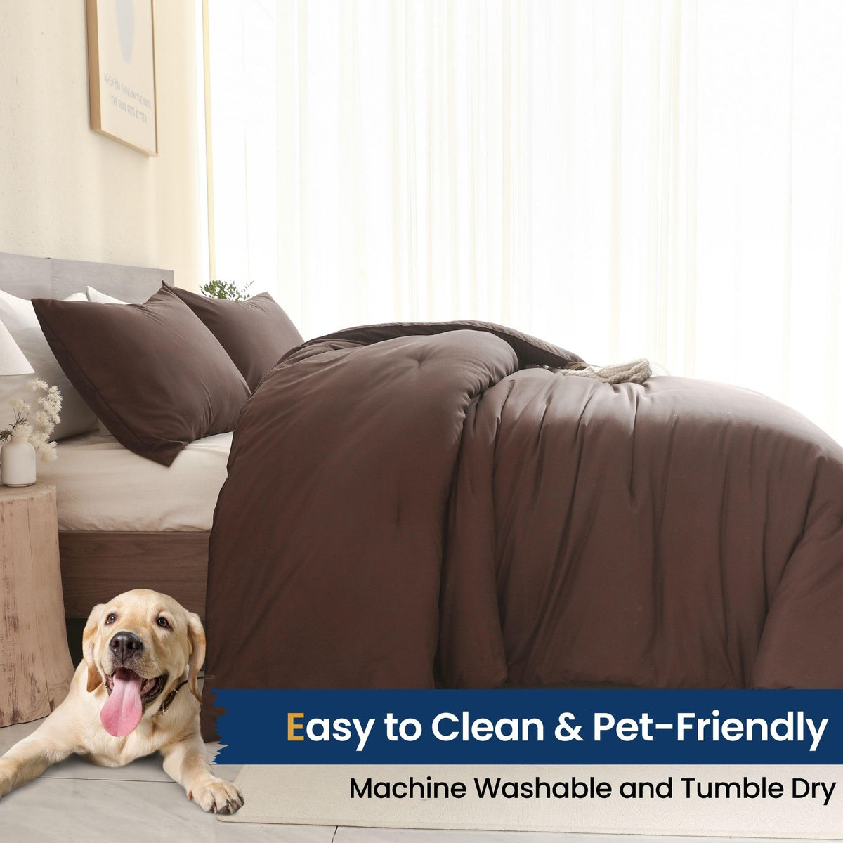 Machine washable Paxrac bedding for quick, convenient care