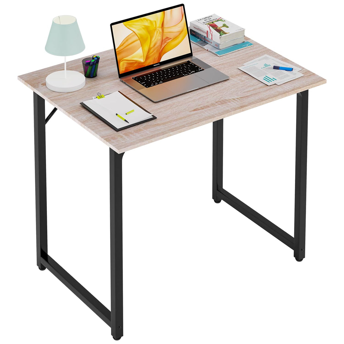 PayLessHere 32-Inch Computer Desk Nature top — spacious work surface for home offices