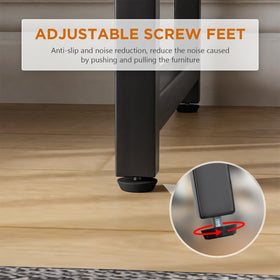 PayLessHere 32-Inch Computer Desk water-resistant surface simplifies cleaning after use