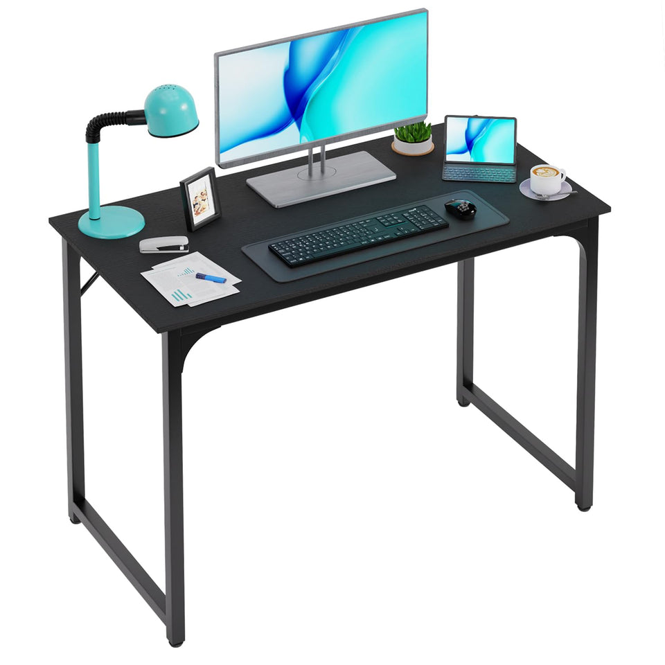 PayLessHere 39-inch desk with steel frame for sturdy home office use