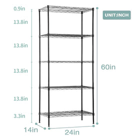 PayLessHere 5-Tier Shelf assembly image shows quick no-tools setup.