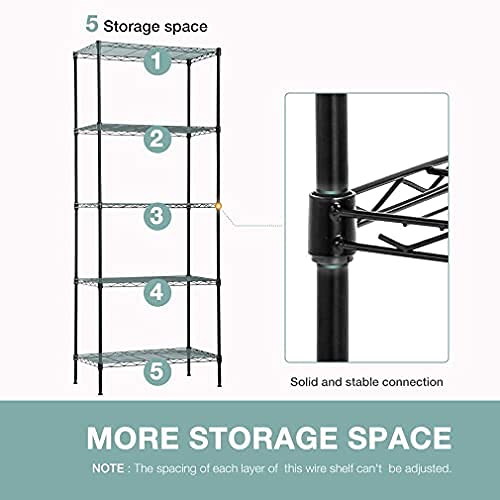 PayLessHere 5-Tier Shelf capacity graphic indicates 750 lbs total load.