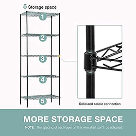 PayLessHere 5-Tier Shelf capacity graphic indicates 750 lbs total load.