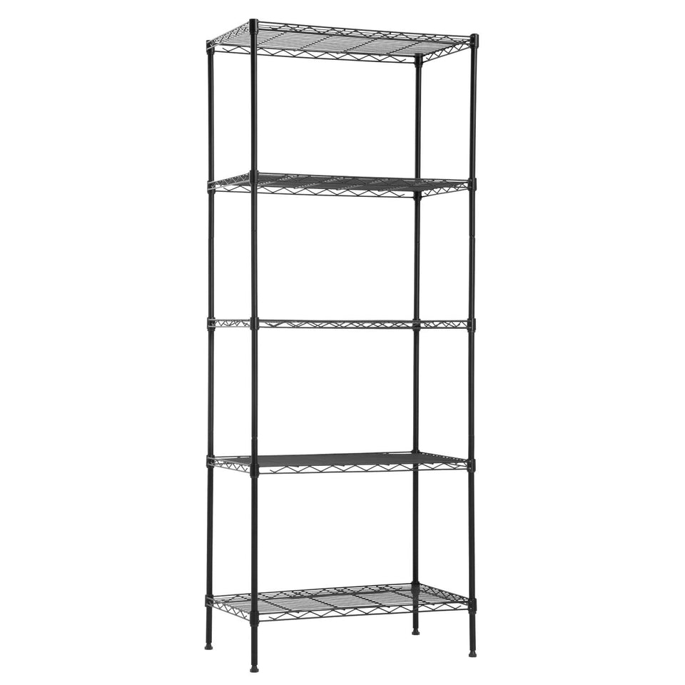 PayLessHere 5-Tier Shelf front view highlights sturdy frame for garage storage.