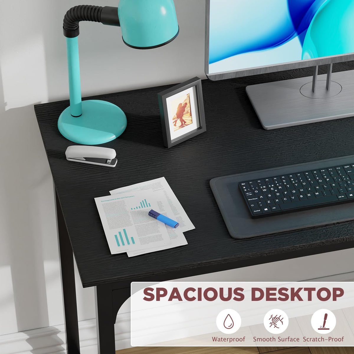 PayLessHere compact desk fits small rooms without sacrificing style and function