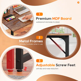 PayLessHere 32 Inch Desk with water-resistant surface is easy to clean.
