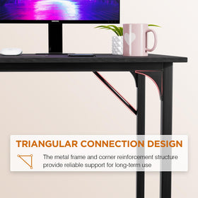 PayLessHere desk shows quick-to-assemble design for convenient setup in small spaces.