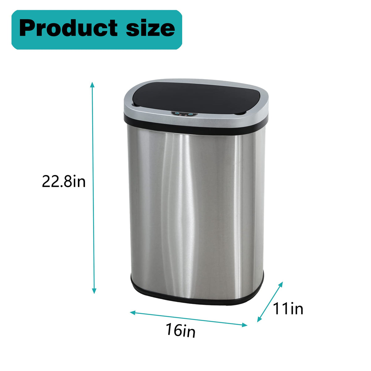 PayLessHere easy-clean stainless surface resists smudges and stains.