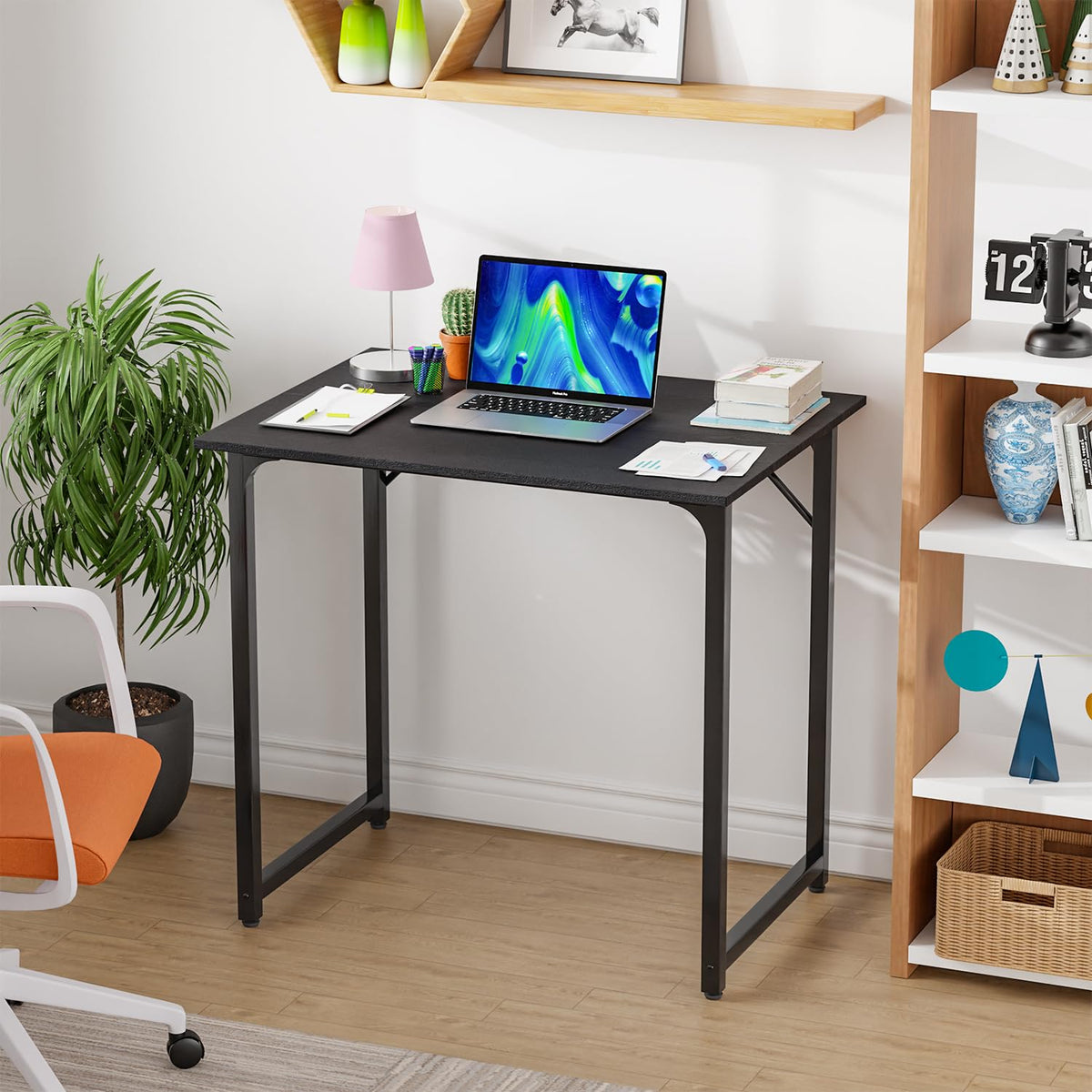 PayLessHere desk features a reinforced metal frame for lasting daily use.