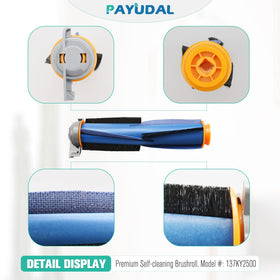 PAYUDAL pre-motor prefilters trap large debris to extend filter life.