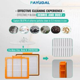 PAYUDAL sweep side brushes reach corners for thorough edge cleaning.