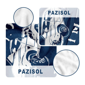 PAZISOL wash-care guide showing easy-care steps