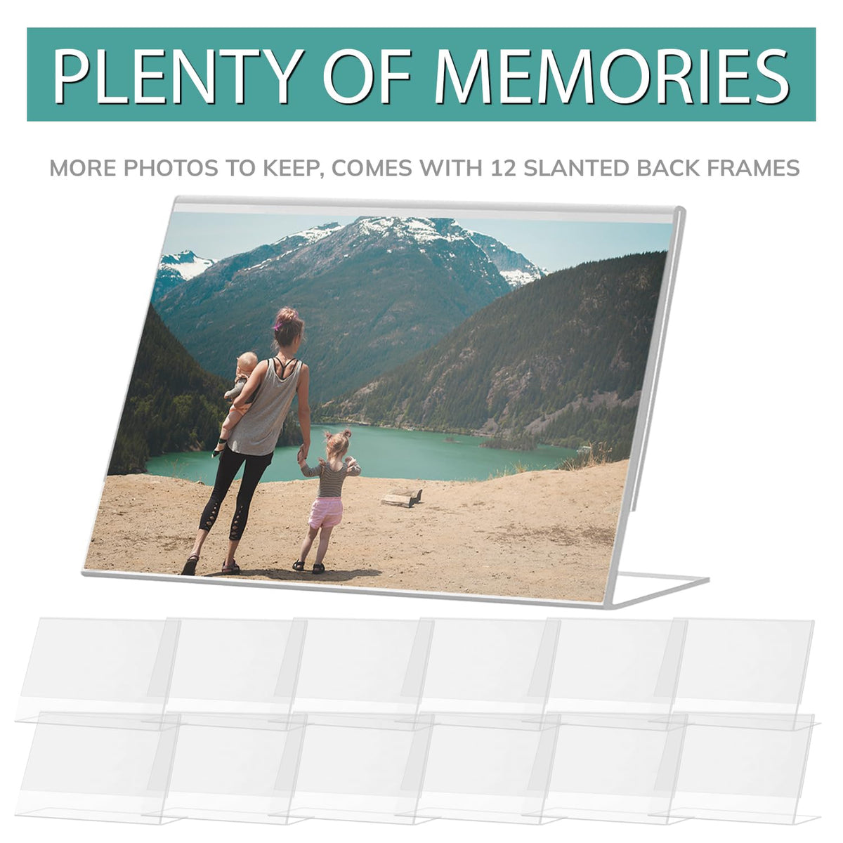 PBF 7x5 sign holder set presents a cohesive look across spaces.