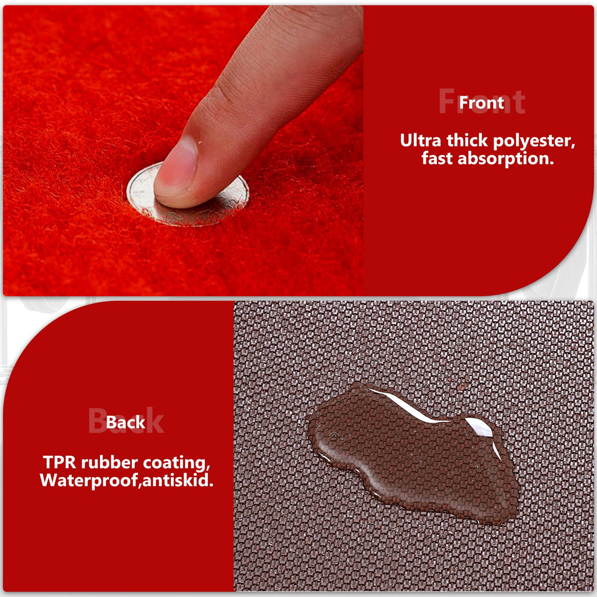 PBHEPJ red carpet lay-flat setup — unroll quickly for events
