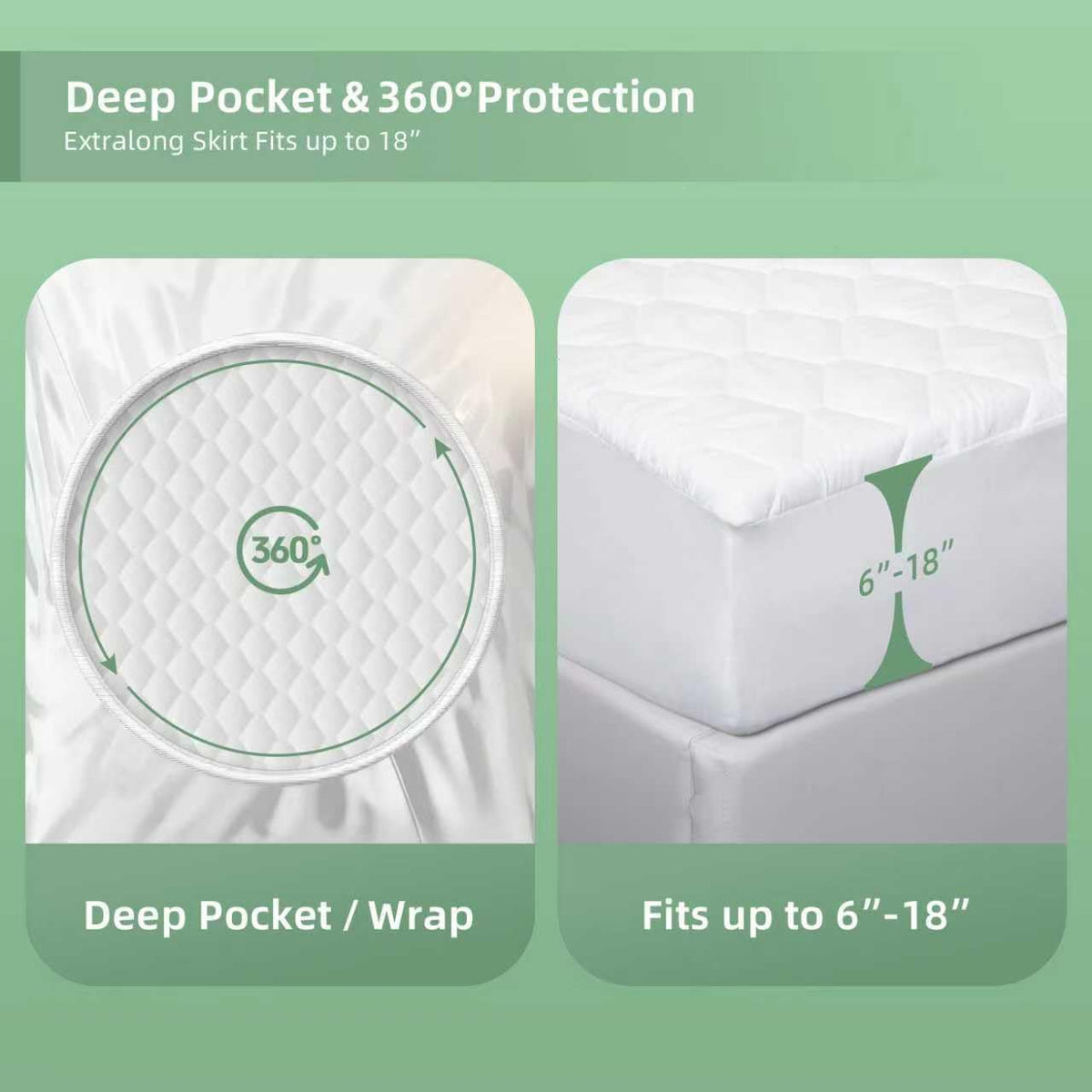 PDXM breathable soft fabric promotes airflow for a cooler, comfortable sleep