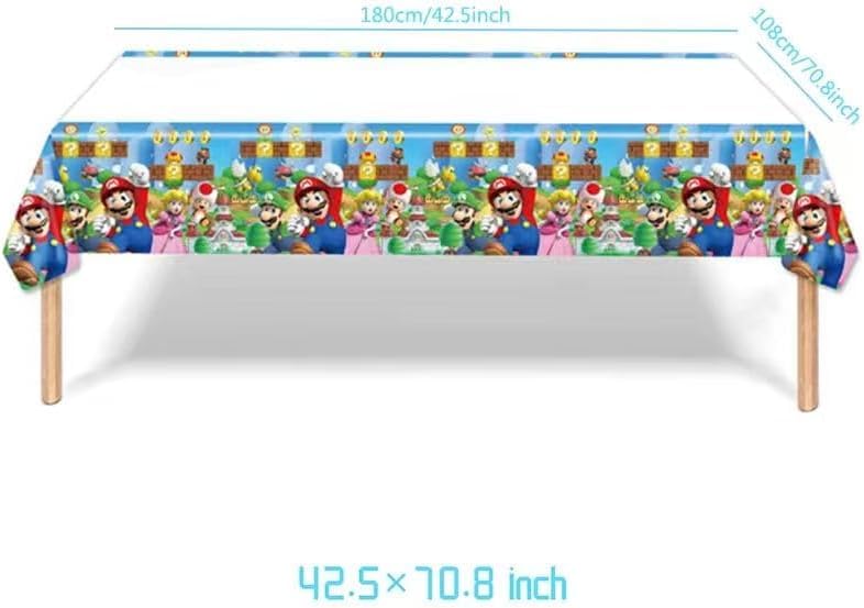 Peachpunk tablecloth protects surfaces while enhancing the Mario theme