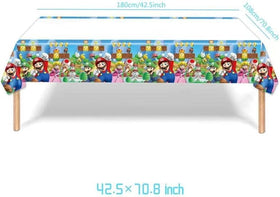 Peachpunk tablecloth protects surfaces while enhancing the Mario theme