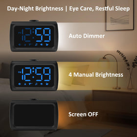 Peakeep battery backup keeps alarm active during power outages.