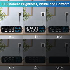 Peakeep alarm with flexible five-volume settings for heavy sleepers.