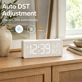 Peakeep Auto DST function keeps time accurate year-round.