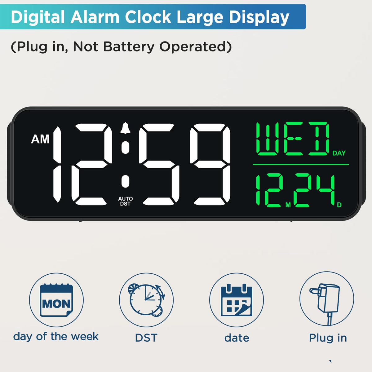 Peakeep calendar-date display shows date and day for planning