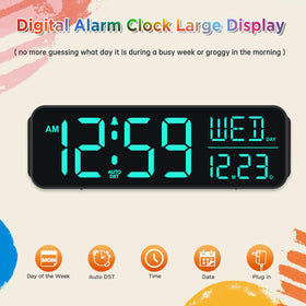 Peakeep alarm clock showing RGB color modes for customizable ambience.