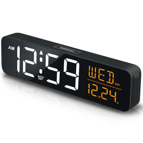 Peakeep large display clock front view showing time and date