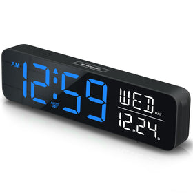 Peakeep large display clock with clear, two-inch digits for easy room reading