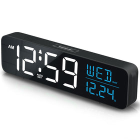 Peakeep large-display front view helps easy time reading from bed.