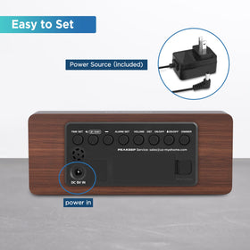 Peakeep time date and day display helps track daily schedules