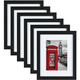 PEALSN 11x14 frame set with black woodgrain for wall display and durability.