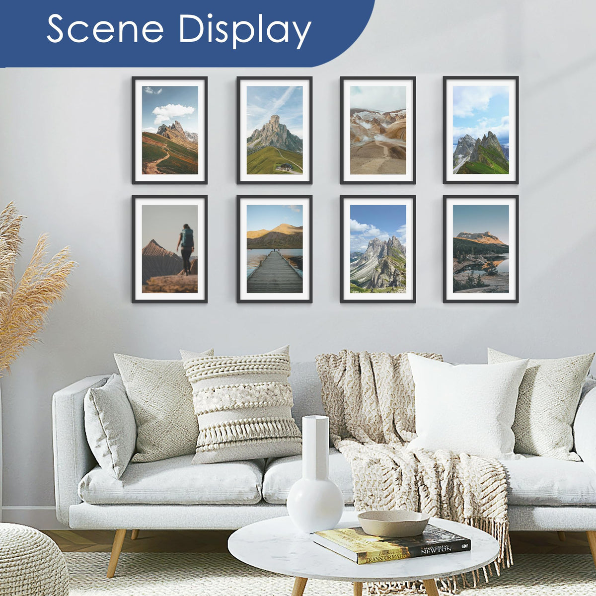 PEALSN frame with 11x17 mat for stylish wall decor
