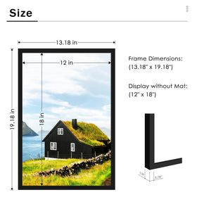 PEALSN 13x19 frame horizontal display suitable for posters or certificates