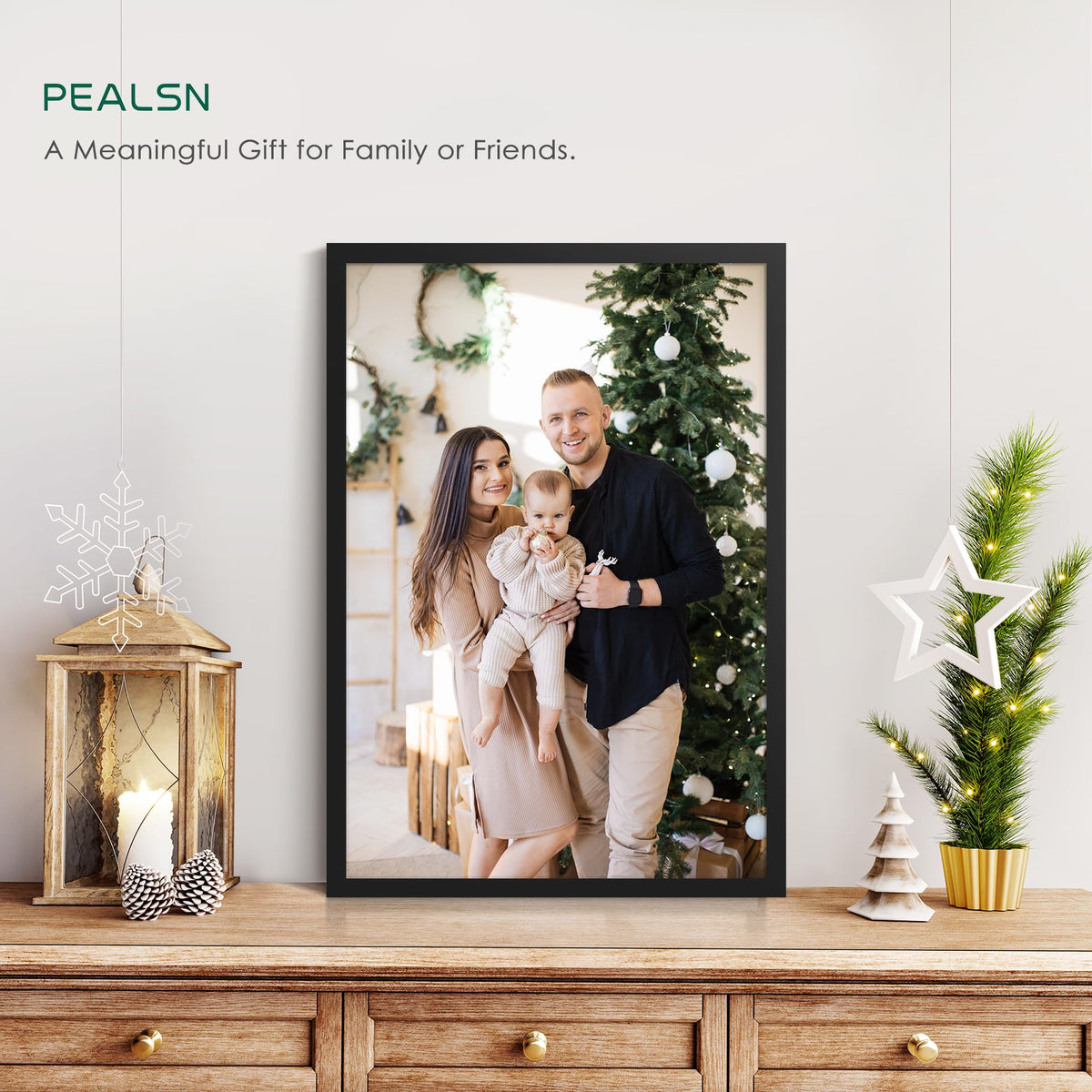 PEALSN 13x19 frame wall-mount vertical orientation for gallery-style arrangements