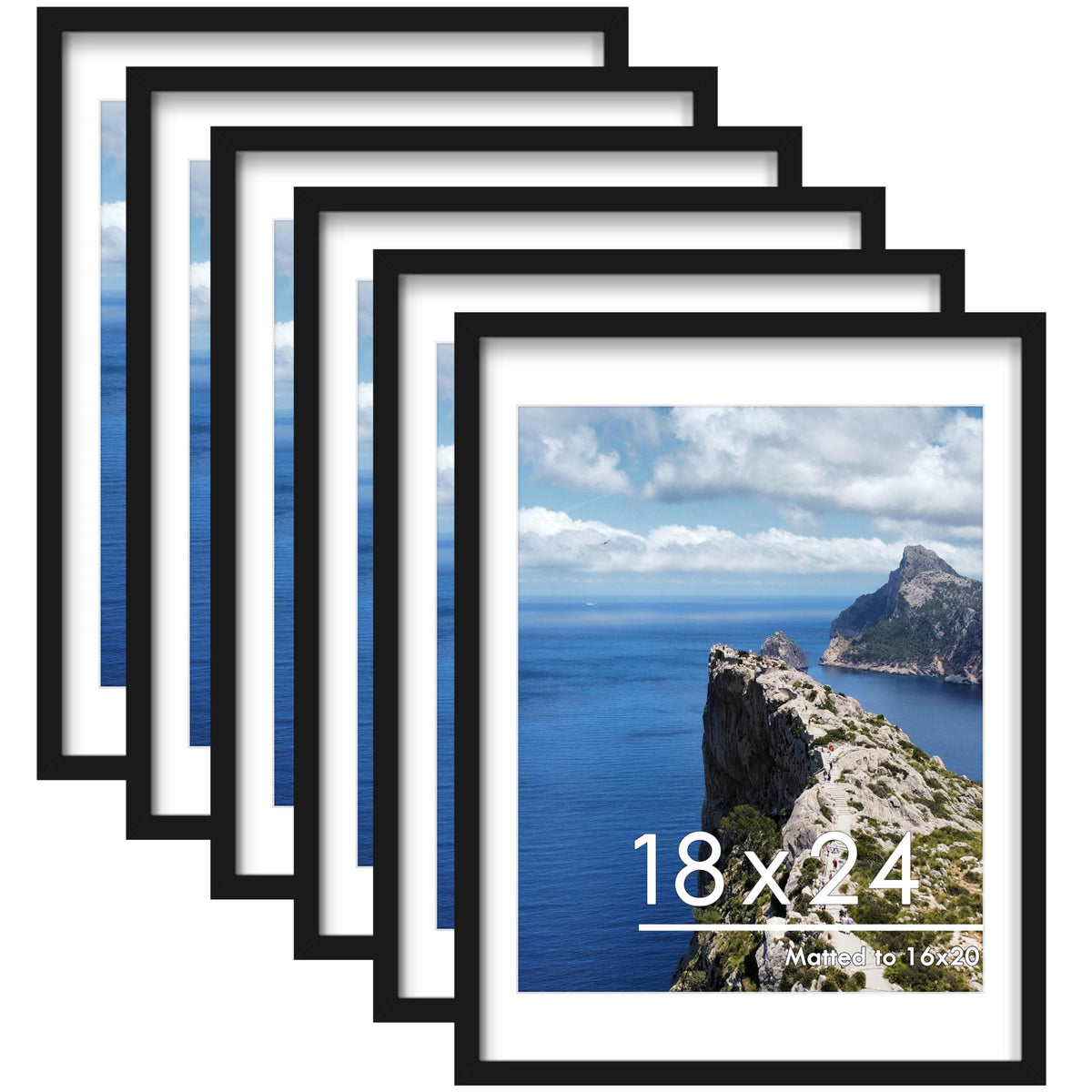 PEALSN 18x24 poster frame set of 6 on wall for gallery-style display