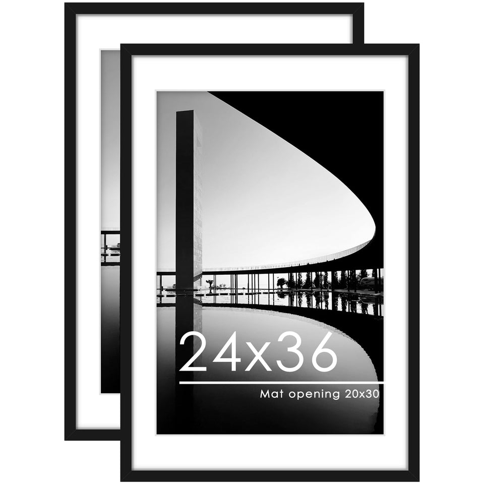PEALSN 24x36 frame front view for a two-pack gallery display