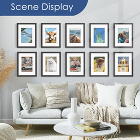 PEALSN 6x8 photo in mat frame highlights memories.