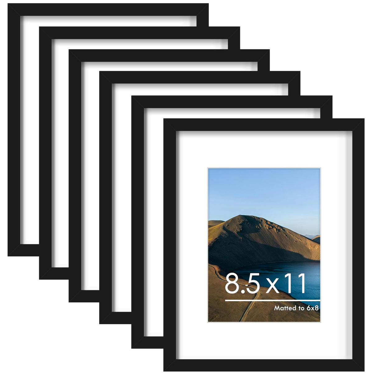 PEALSN 8.5x11 frame set on a wall creates a cohesive gallery.