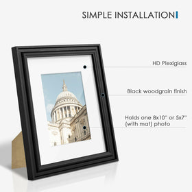 PEALSN 5x7 mat option frame suits smaller prints with a clean border