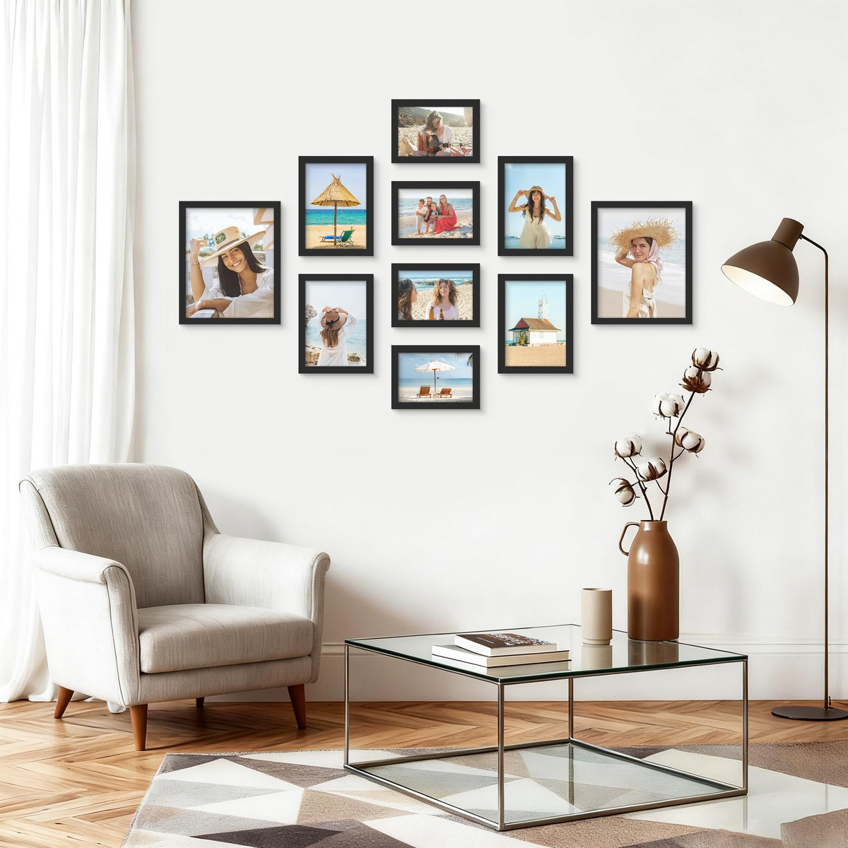 PEALSN gift-ready collage frames set offers a thoughtful decor present.