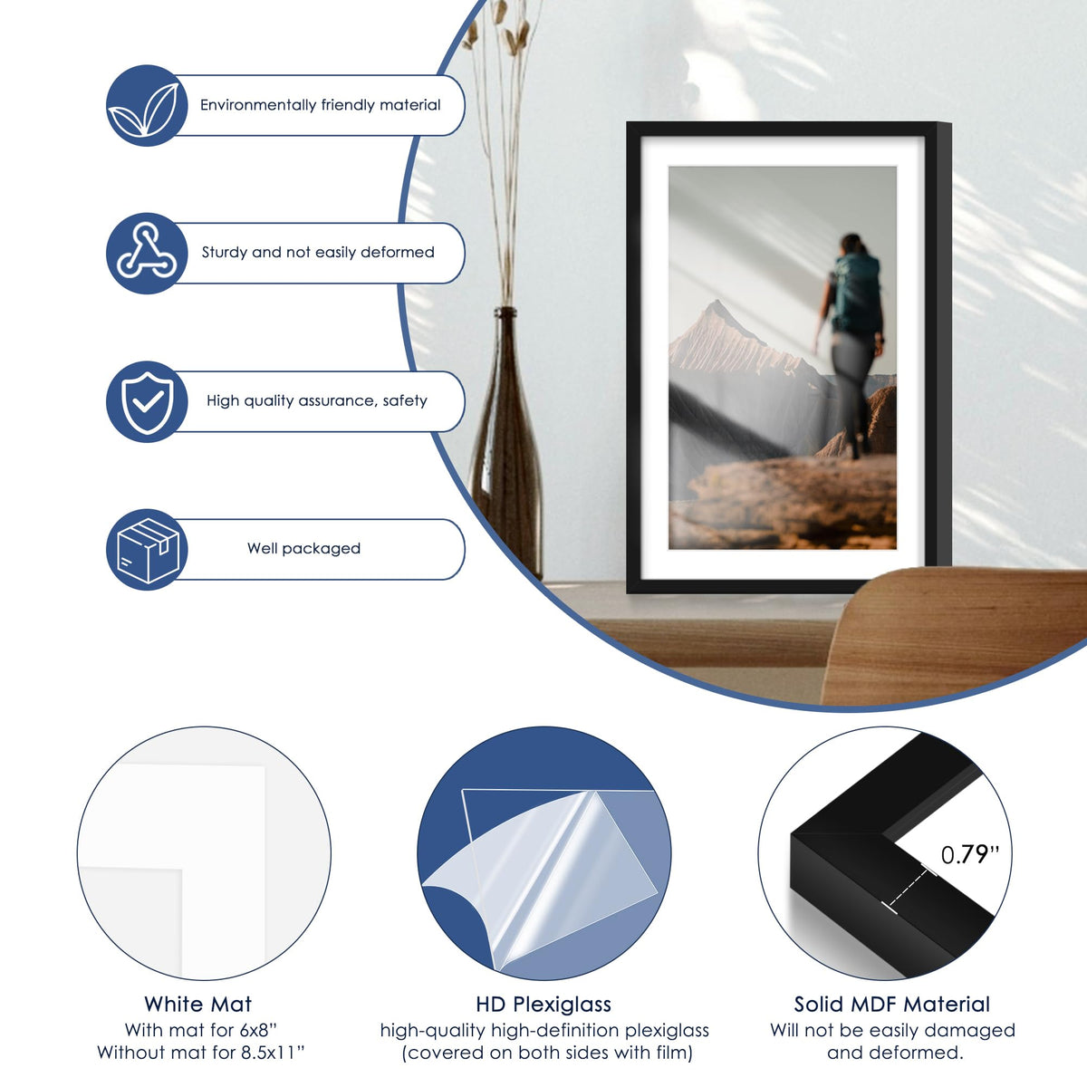 PEALSN collage wall decor frames for cohesive gallery