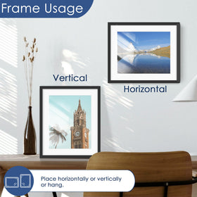 PEALSN frame fits photos, certificates, or artwork with or without mat.
